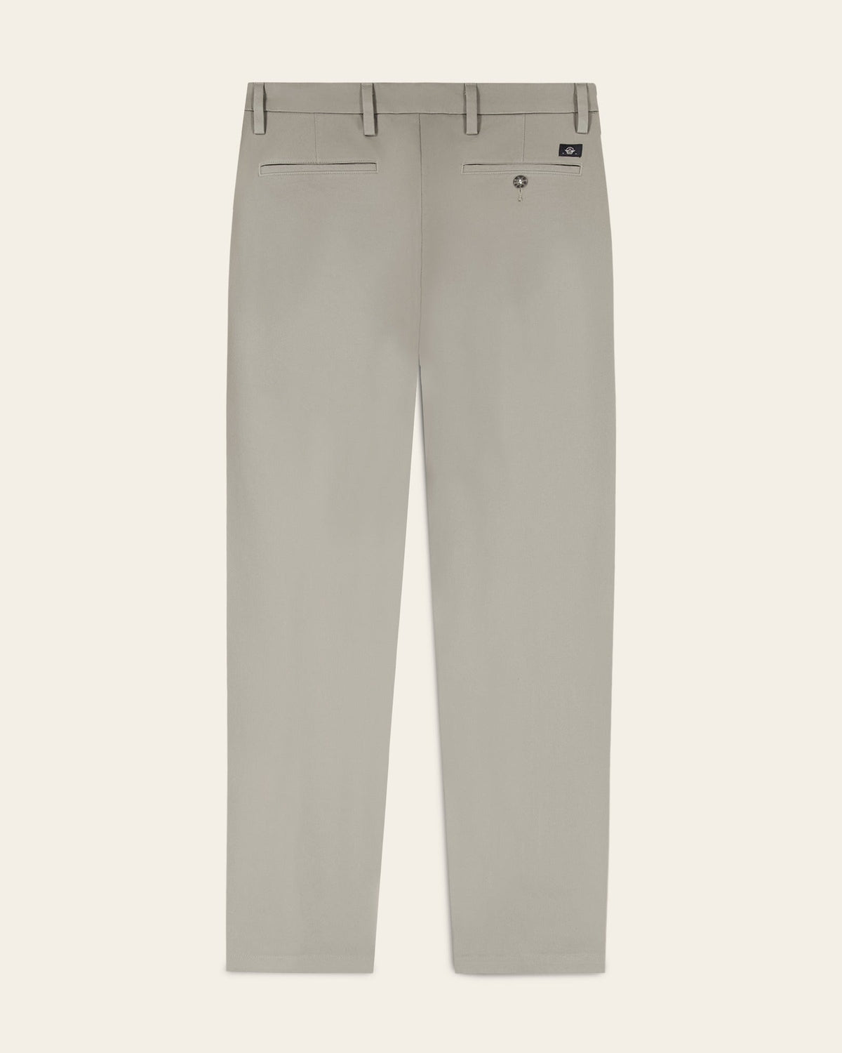 Stretch Twill Khaki Pants with Wrinkle-Resistant Treatment for Professional Wear