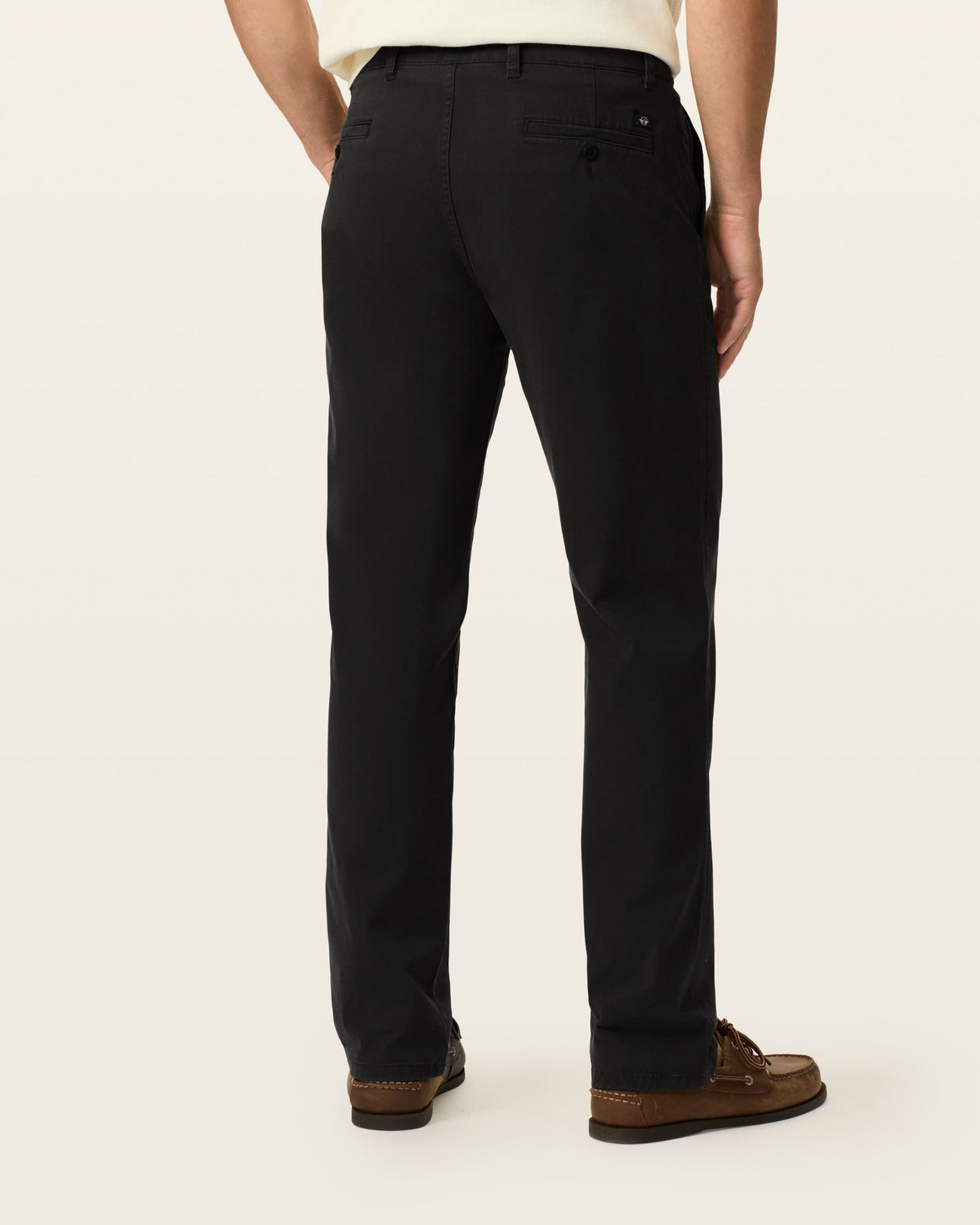 Straight Fit Chinos with Four-Way Stretch and Machine Washable