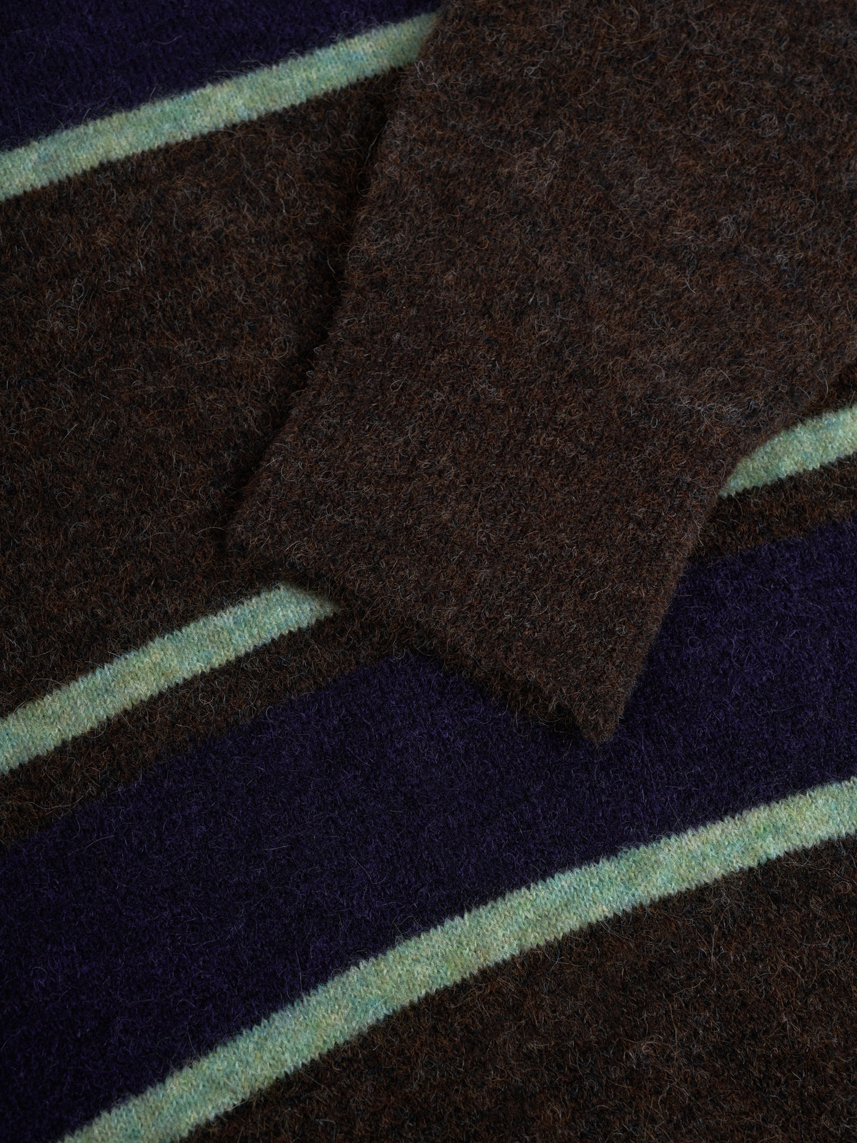 Striped Jumper with Alpaca Wool Blend and Elasticated Cuffs, Regular Fit