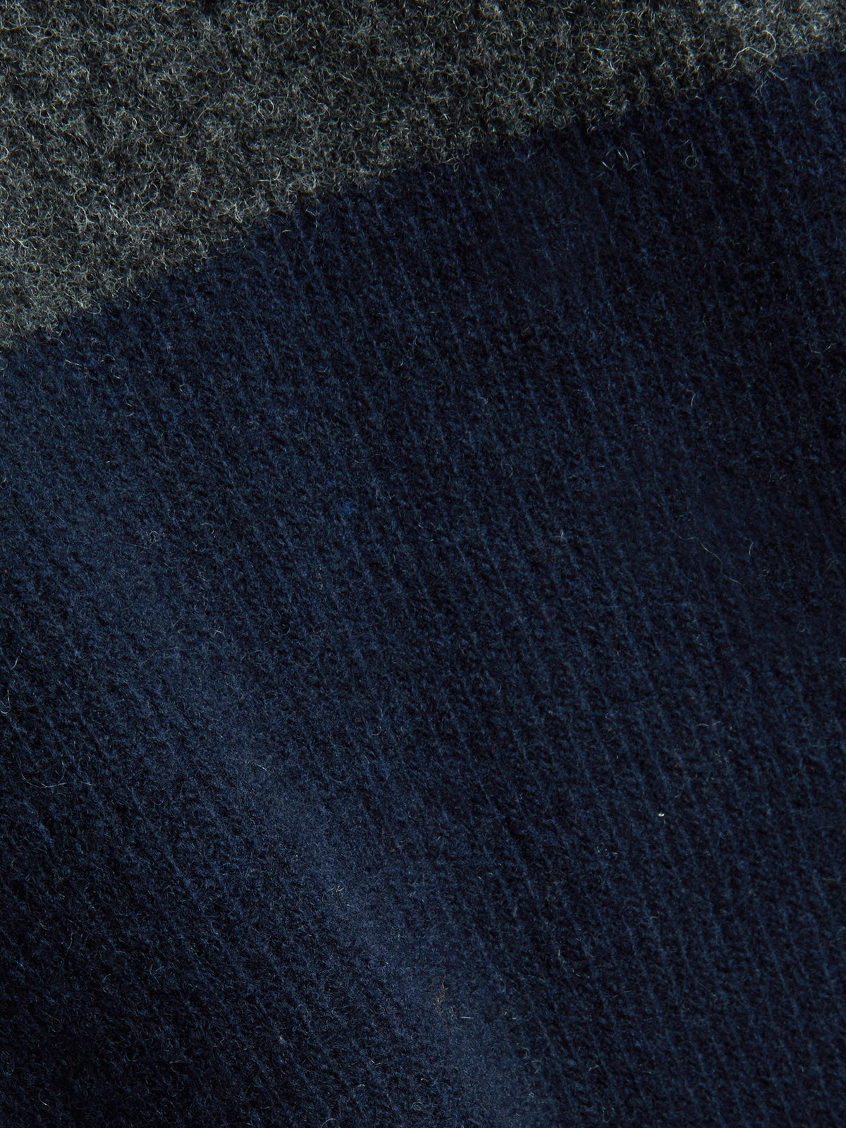 Extrafine Wool Jumper with Navy and Charcoal Color