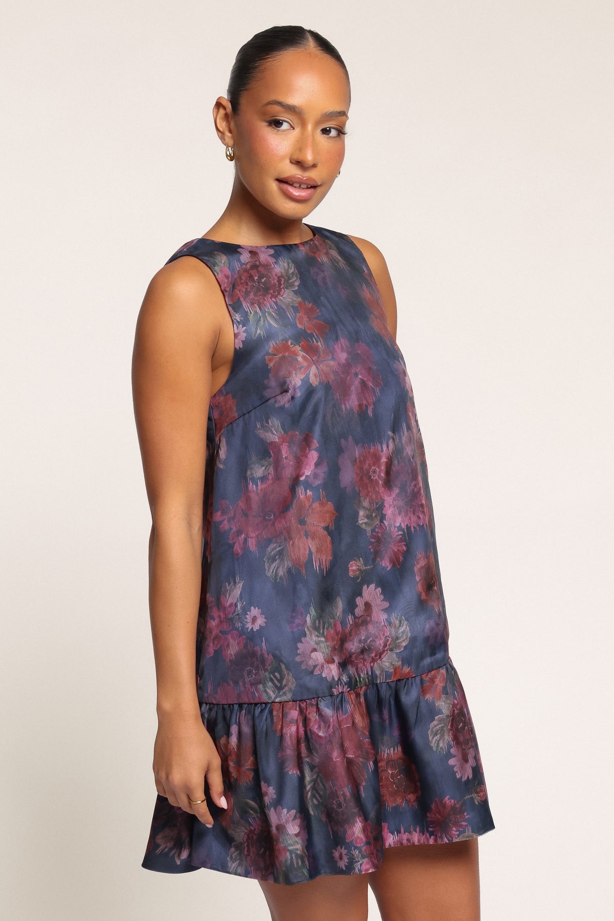DRESSES Jaycee Mini Dress - Navy Blurred Floral