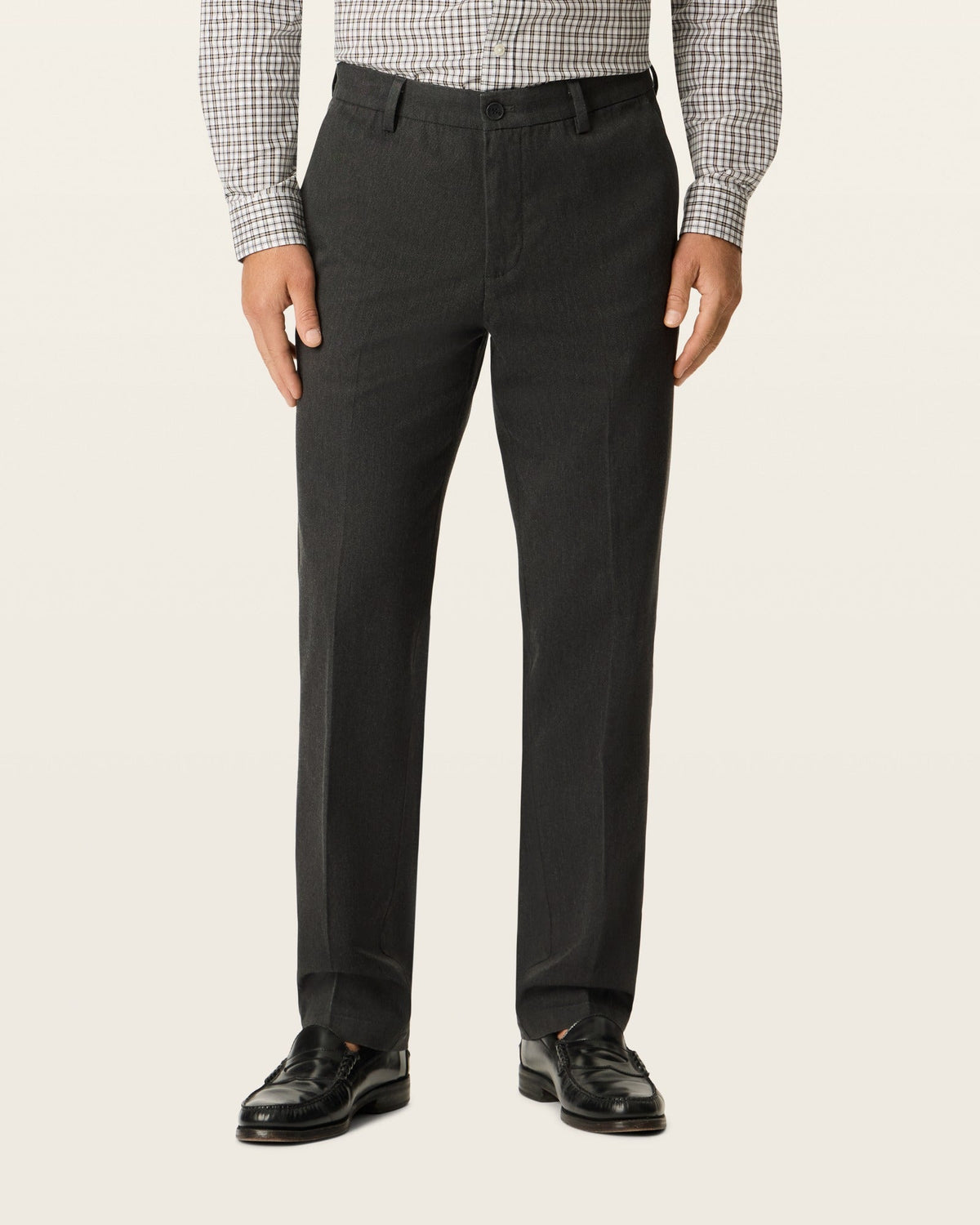 Slim Fit Khaki Pants with Stain Resistant Fabric and Stretch Material