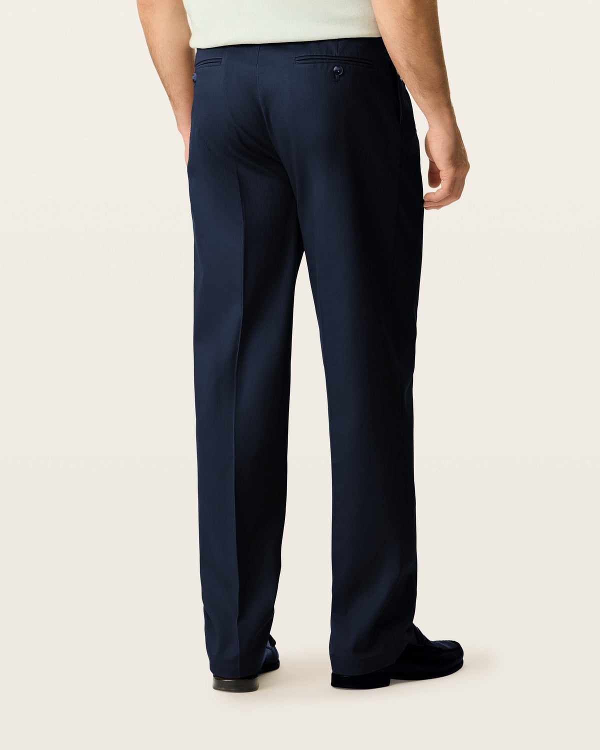 Pleated Khaki Pants with Stretch Fabric and Stain Defender, Wrinkle-Resistant