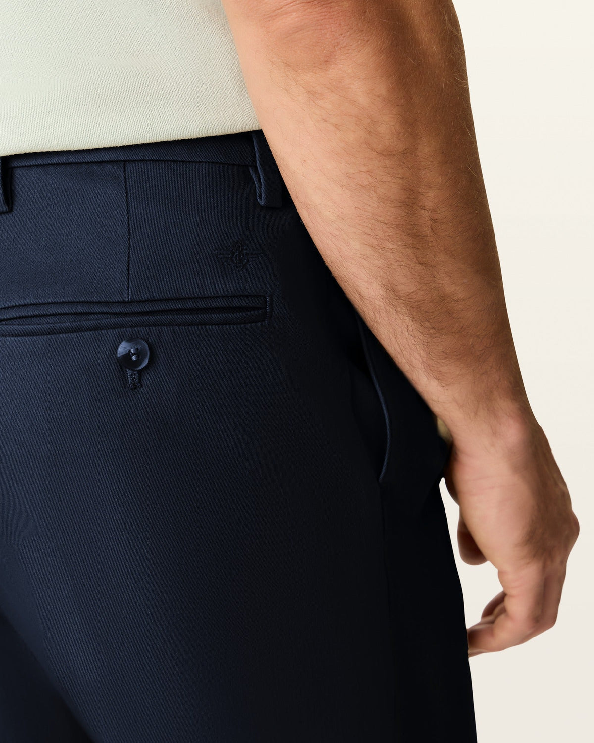 Pleated Khaki Pants with Stretch Fabric and Stain Defender, Wrinkle-Resistant