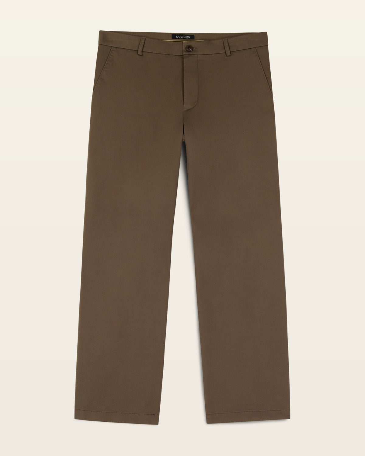 Straight Fit Sateen Twill Chino with Smooth Finish