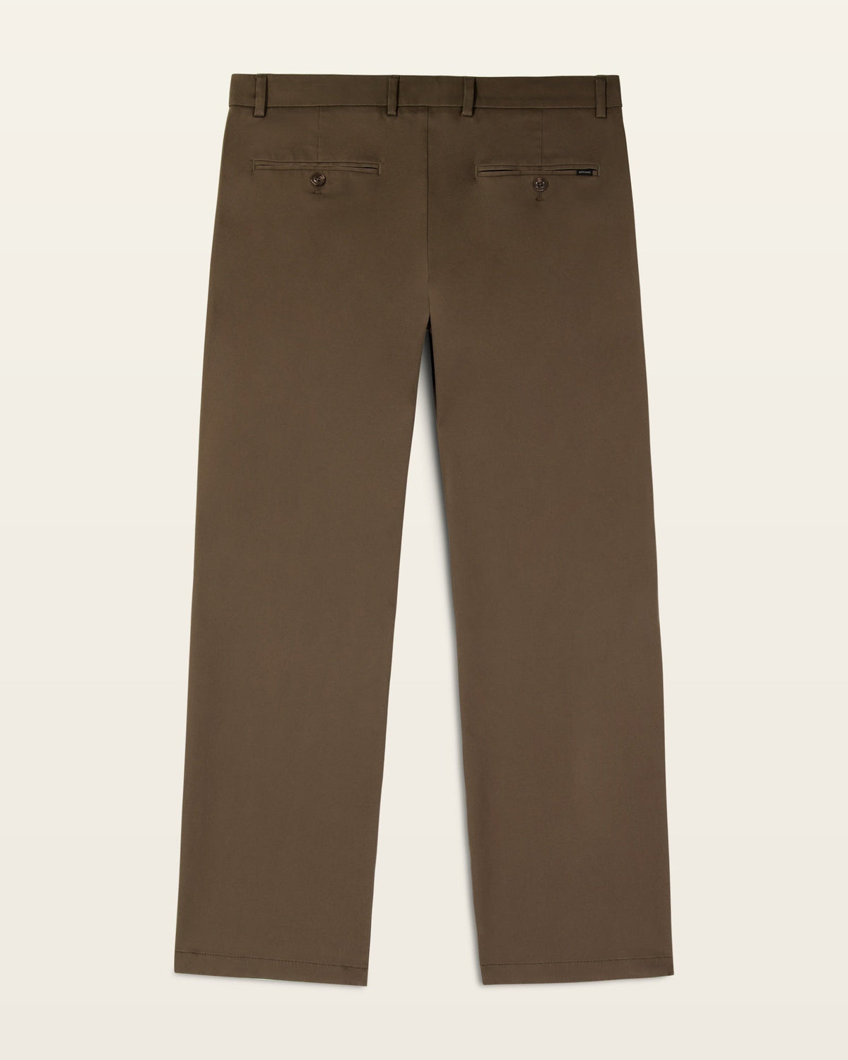 Straight Fit Sateen Twill Chino with Smooth Finish