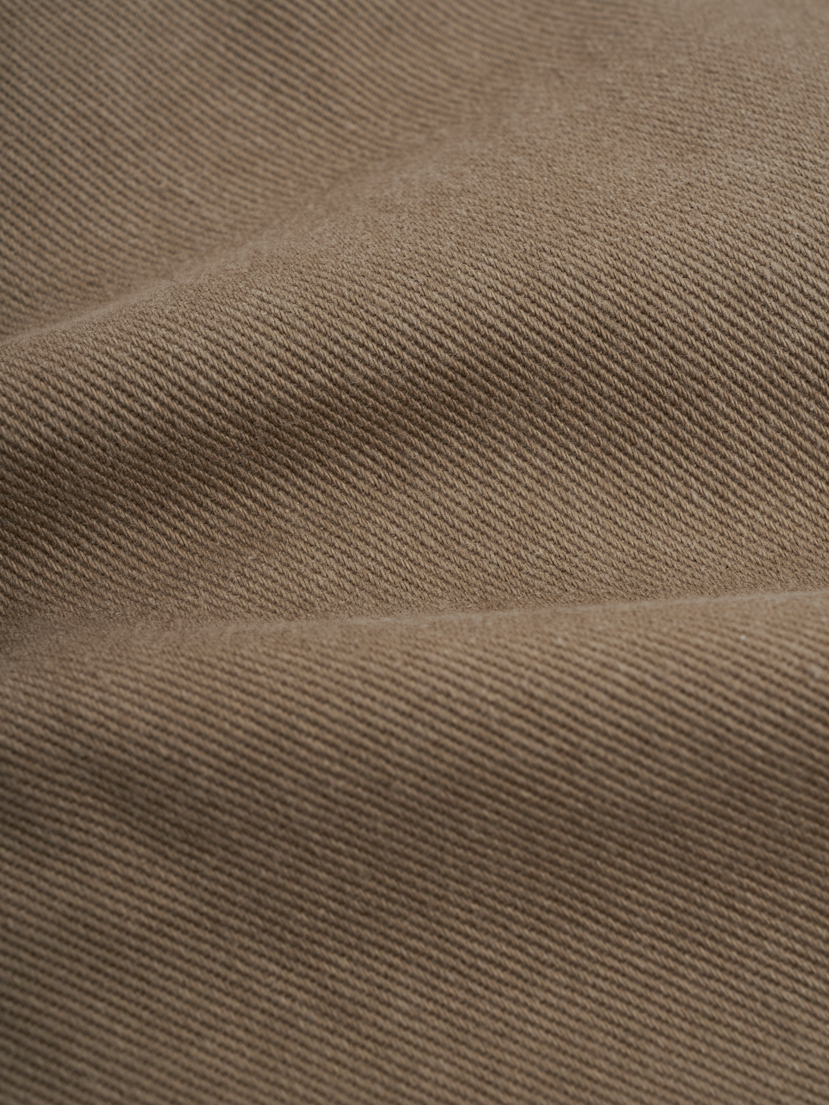Short Cotton Twill Jacket with Spear Collar and Four Pockets
