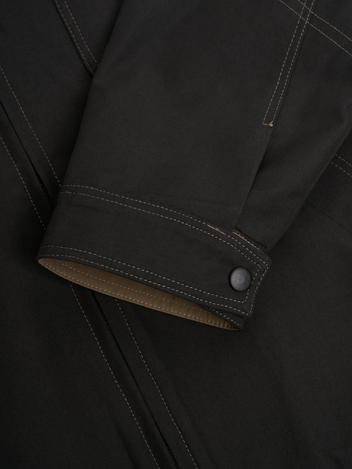 Hooded Jacket with Storm Collar and Four Pockets, Graphite Grey
