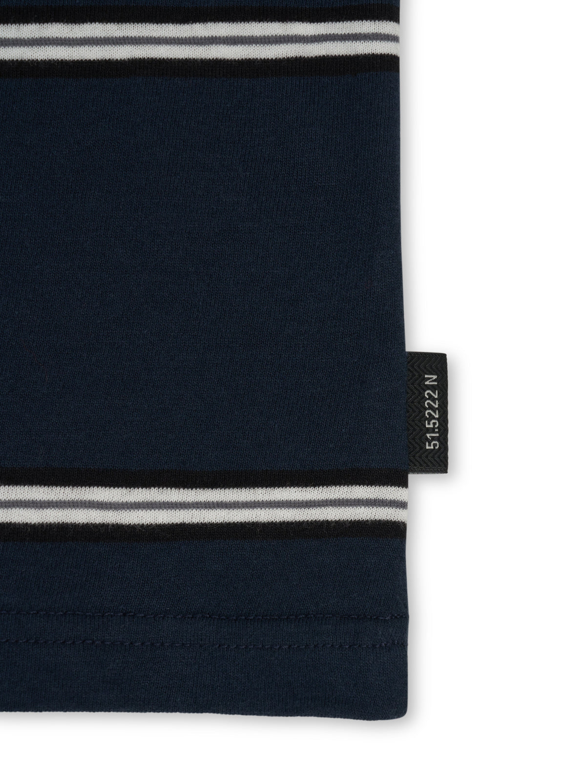 Horizontal Stripe T-Shirt in Navy Organic Cotton