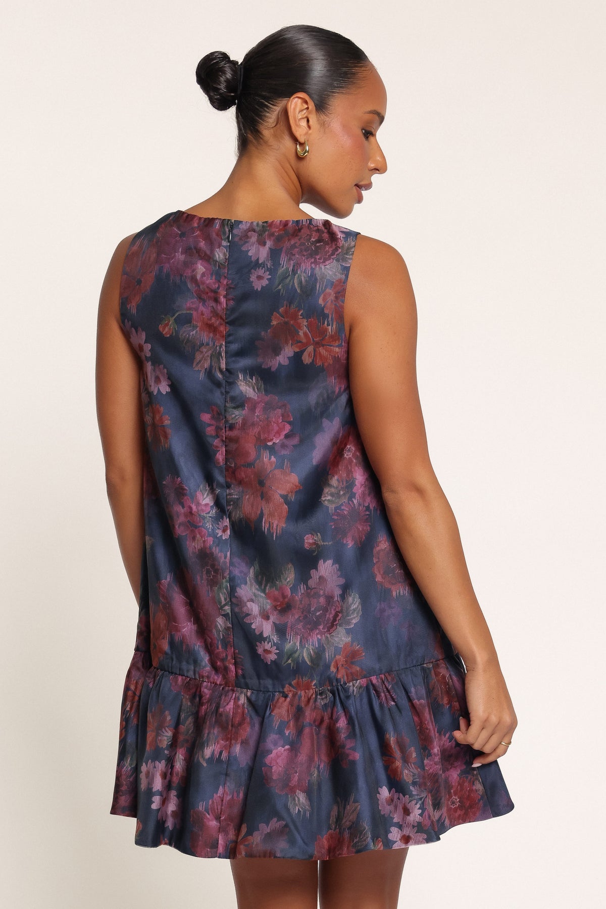 DRESSES Jaycee Mini Dress - Navy Blurred Floral