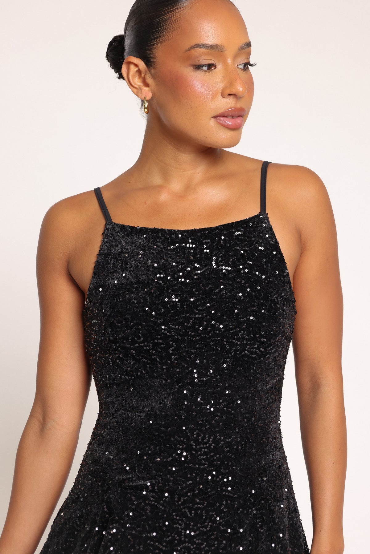 DRESSES Maelyn Mini Dress - Black Sequin